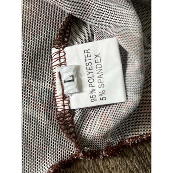 Vintage Y2K Bell Sleeve Sheer Floral Fairy Top - Picture 3 of 5